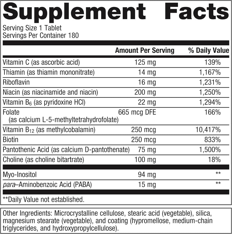 metagenics-vitamin-b-complex---energy-support-healthy-stress-response---with-vitamin-b6-b12---vegetarian-gluten-free---180-count-2