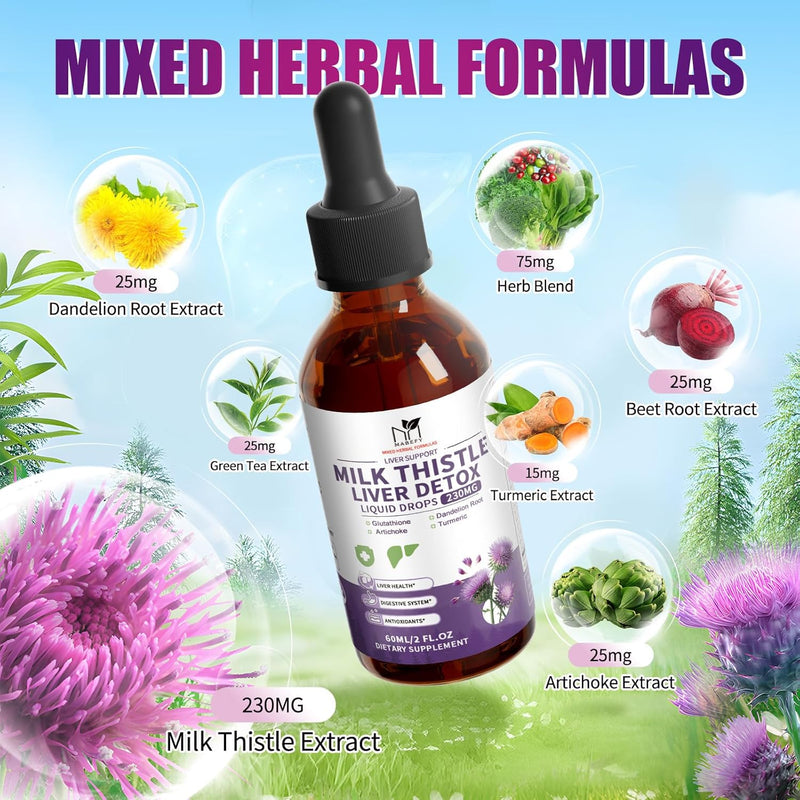 milk-thistle-supplement-liver-cleanse-liquid-drops-silymarin-230mg-for-liver-repair-antioxidant-support-kidney-health-support-with-dandelion-root-turmeric-glutathione---2fl-oz-3