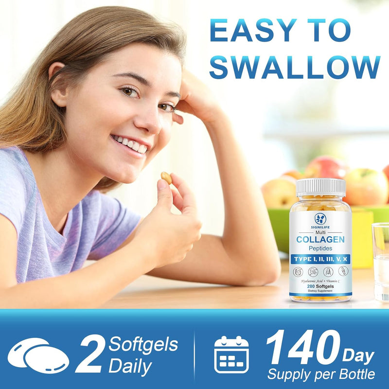 multi-collagen-peptides-for-women-men-hydrolyzed-collagen-peptides-type-i-ii-iii-v-x---with-hyaluronic-acidvitamin-cbiotinsupports-skin-hair-nail-non-gmo-280-softgels-6