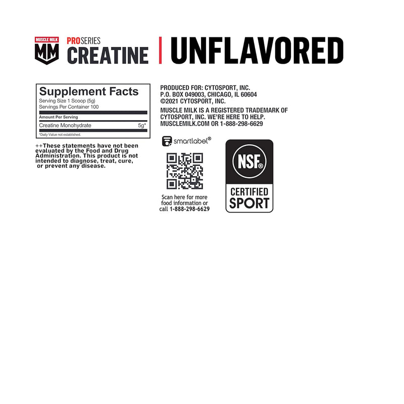 muscle-milk-pro-series-creatine-powder-supplement-unflavored-11-pound-100-servings-5g-creatine-monohydrate-nsf-certified-for-sport-packaging-may-vary-6