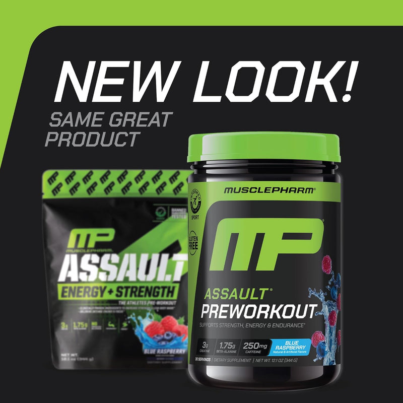 muscle-pharm-assault-energy-strength-pre-workout-powder-for-men-women-with-beta-alanine-caffeine-creatine-betaine-anhydrous-pre-workout-supplements-30-servings-blue-raspberry-flavor-2