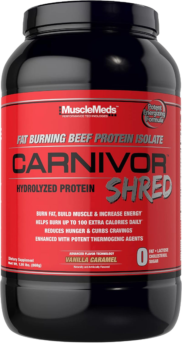 musclemeds-carnivor-shred-fat-burning-hydrolized-beef-protein-isolate-0-lactose-0-sugar-0-fat-vanilla-caramel-2-pound-28-servings-1