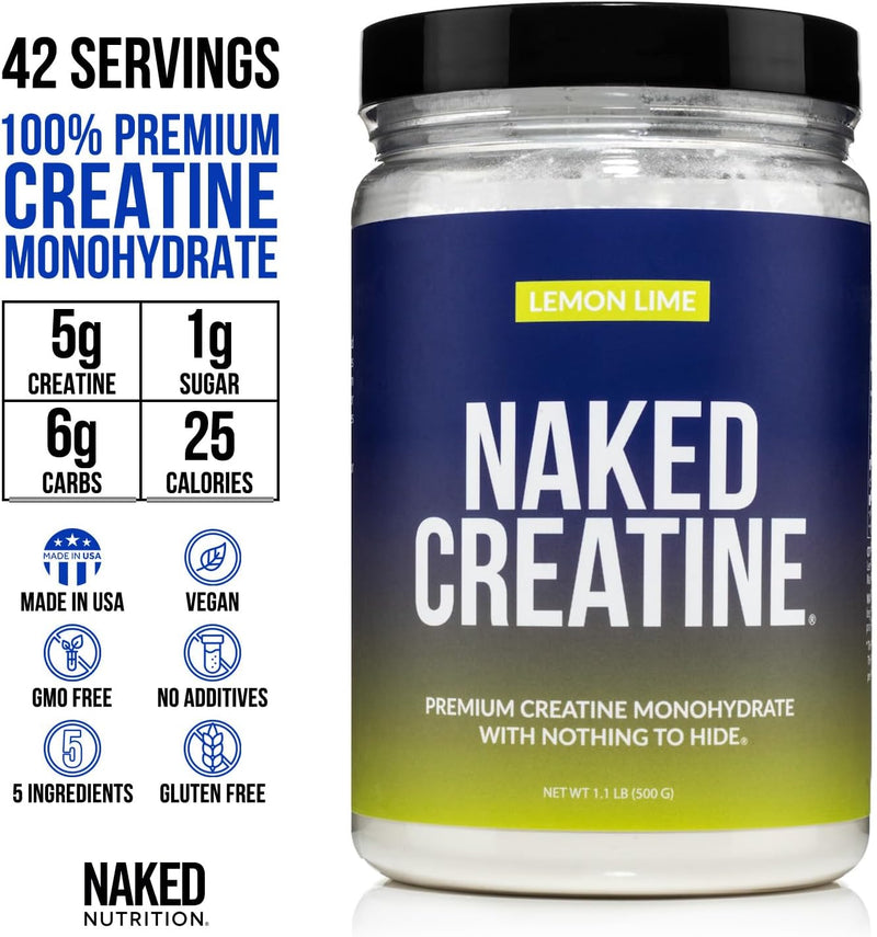 naked-pure-micronized-lemon-lime-creatine-monohydrate---42-servings---500-grams-11lb-bulk-vegan-non-gmo-gluten-free-soy-free-aid-strength-gains-no-additives-2