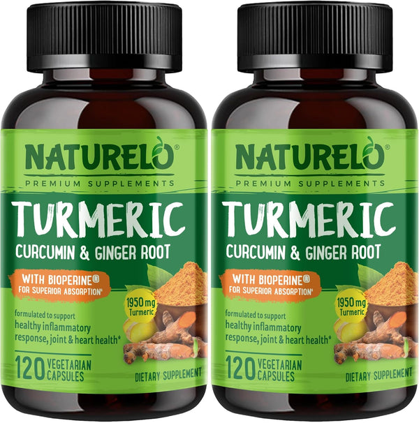 naturelo-turmeric-curcumin---bioperine-for-better-absorption---black-pepper-ginger-root-curcuminoids---plant-based-joint-discomfort-support---120-vegan-capsules-pack-of-2-1