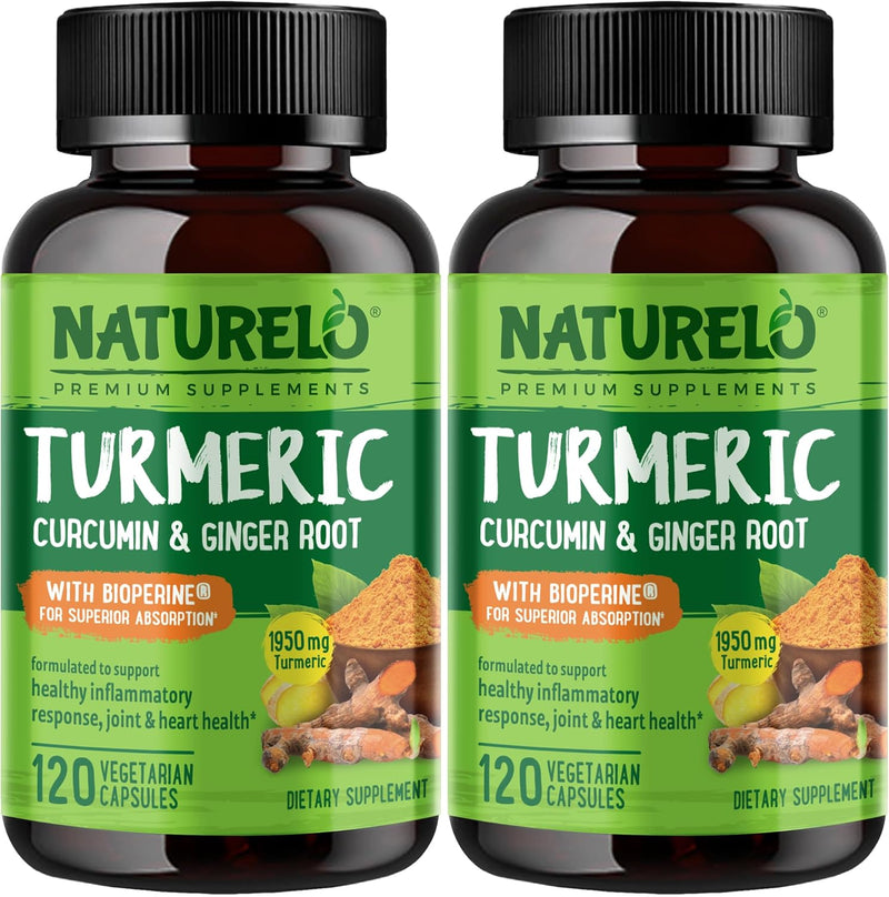 naturelo-turmeric-curcumin---bioperine-for-better-absorption---black-pepper-ginger-root-curcuminoids---plant-based-joint-discomfort-support---120-vegan-capsules-pack-of-2-1