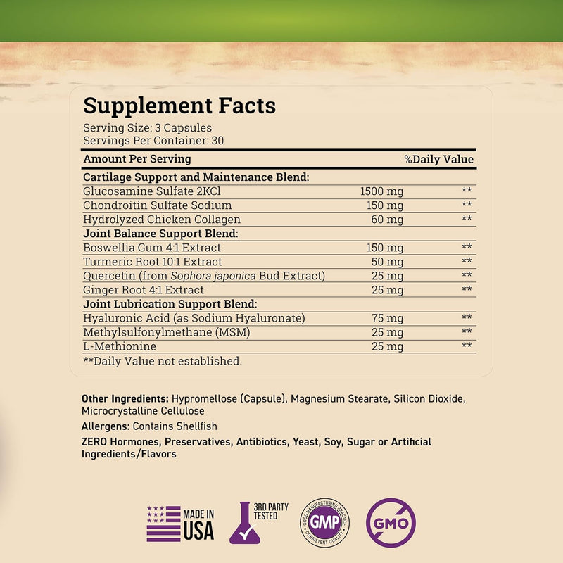 natures-base-glucosamine-chondroitin-msm-collagen---joint-support-supplement-for-mobility-flexibility-comfort---with-turmeric-boswellia---for-men-women---90-capsules-2