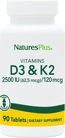 natures-plus-vitamins-d3-k2-90-tablets---promotes-bone-support-immune-function-cardiovascular-health-mood-balance---vegetarian-gluten-free---90-servings-1