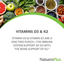 natures-plus-vitamins-d3-k2-90-tablets---promotes-bone-support-immune-function-cardiovascular-health-mood-balance---vegetarian-gluten-free---90-servings-2