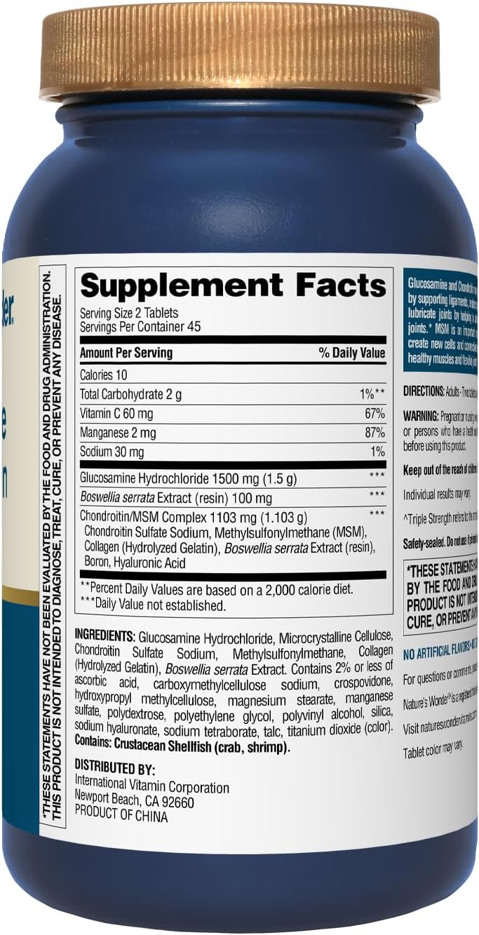 natures-wonder-triple-strength-glucosamine-chondroitin-with-msm-and-hyaluronic-acid-and-boswellia-for-joint-health-supports-joint-flexibility-and-mobility-45-day-supply-90-tablets-4