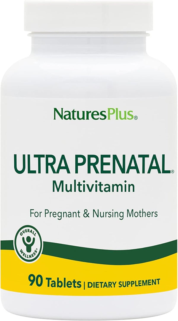 naturesplus-ultra-prenatal-multivitamin---800-mcg-folate-90-vegetarian-tablets---prenatal-supplement-with-iron-iodine-calcium-b-complex-vitamins---gluten-free---45-servings-1