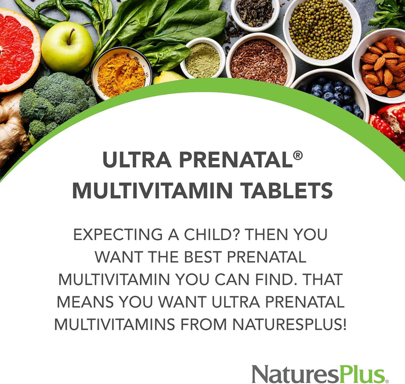 naturesplus-ultra-prenatal-multivitamin---800-mcg-folate-90-vegetarian-tablets---prenatal-supplement-with-iron-iodine-calcium-b-complex-vitamins---gluten-free---45-servings-2