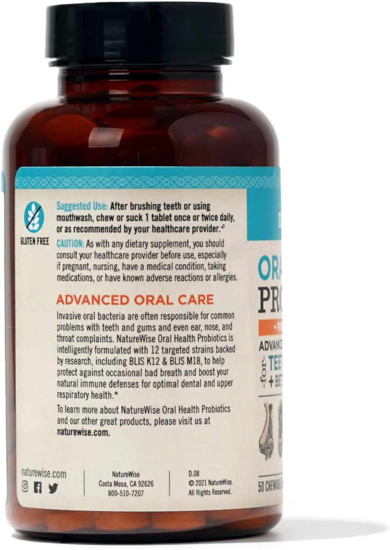 naturewise-oral-probiotics-for-teeth-and-gums-fresh-breath---chewable-sugar-free-mint-tablet---lactobacillus-reuteri-chewable---oral-health-probiotics-for-kids-adults---50-count50-day-supply-7