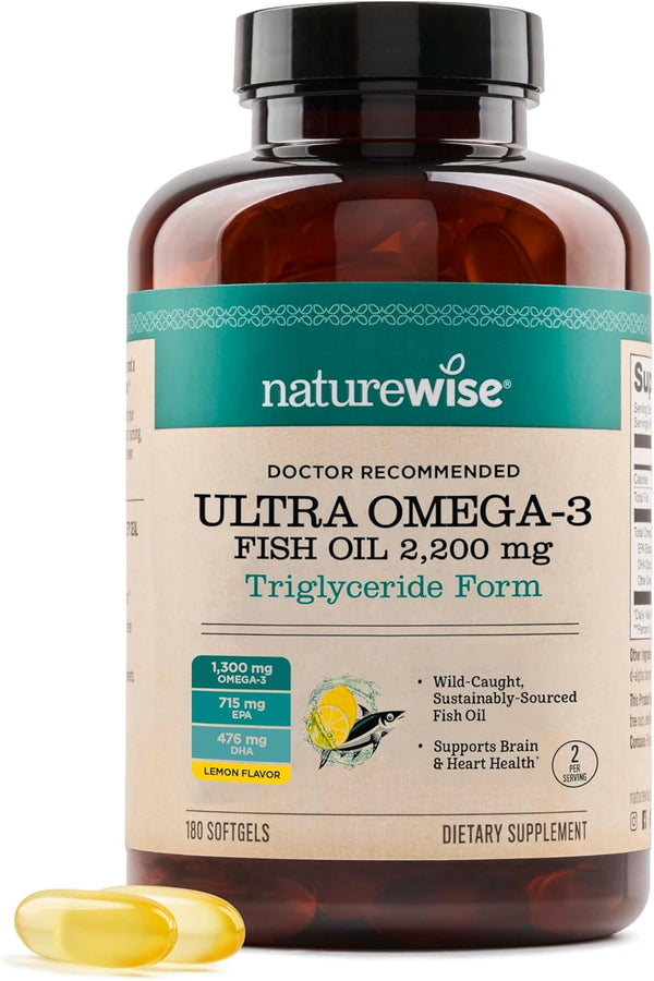 naturewise-ultra-omega-3-fish-oil-2200-mg---triglyceride-form---lemon-flavor---wild-caught-fish-oil-epa-dha---supports-brain-heart-health---burpless-non-gmo---180-softgels3-month-supply-1