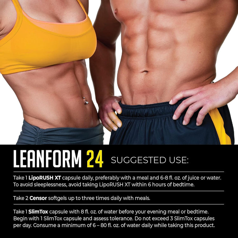 nds-nutrition-maximum-strength-weight-loss---decrease-appetite-and-energy-booster---glutamine-l-carnitine-and-cla-liporush-xt-60-capsules-censor-90-softgels-and-slim-tox-90-capsules-8