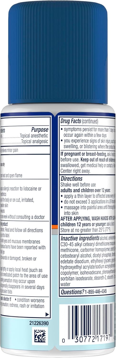 nervive-nerve-care-pain-relieving-large-roll-on-max-strength-no-mess-topical-pain-reliever-with-lidocaine-and-menthol-for-toes-feet-fingers-hands-legs-arms-46oz-8