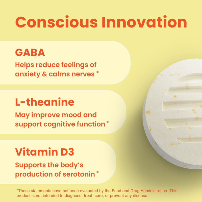 neurogum-calm-clarity-mints-72-pieces---sugar-free-with-l-theanine-gaba-vitamin-d3---nootropic-brain-supplements-for-memory---enhances-calm-stress-relief-for-men-women---honey-lemon-2