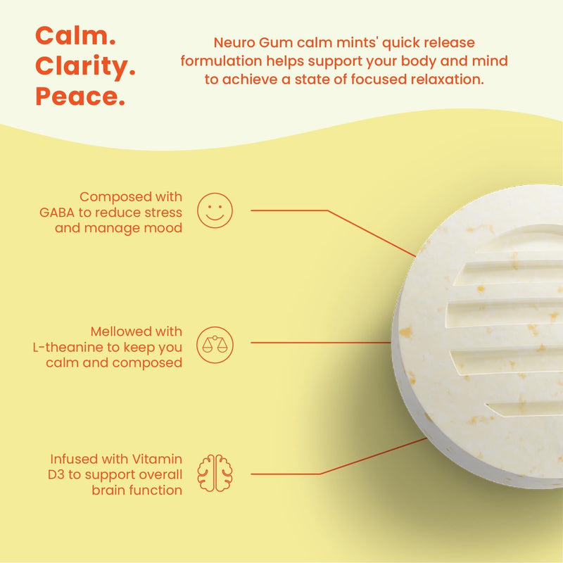 neurogum-calm-clarity-mints-90-pieces---sugar-free-with-l-theanine-gaba-vitamin-d3---nootropic-brain-supplements-for-memory---enhances-calm-stress-relief-for-men-women---honey-lemon-2