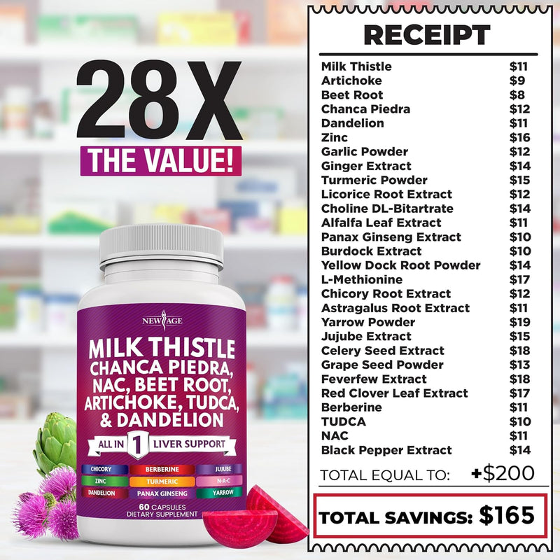 new-age-milk-thistle-nac-chanca-piedra-beet-root-artichoke-dandelion-root-astragalus---plus-tudca-ginger---60-count-6