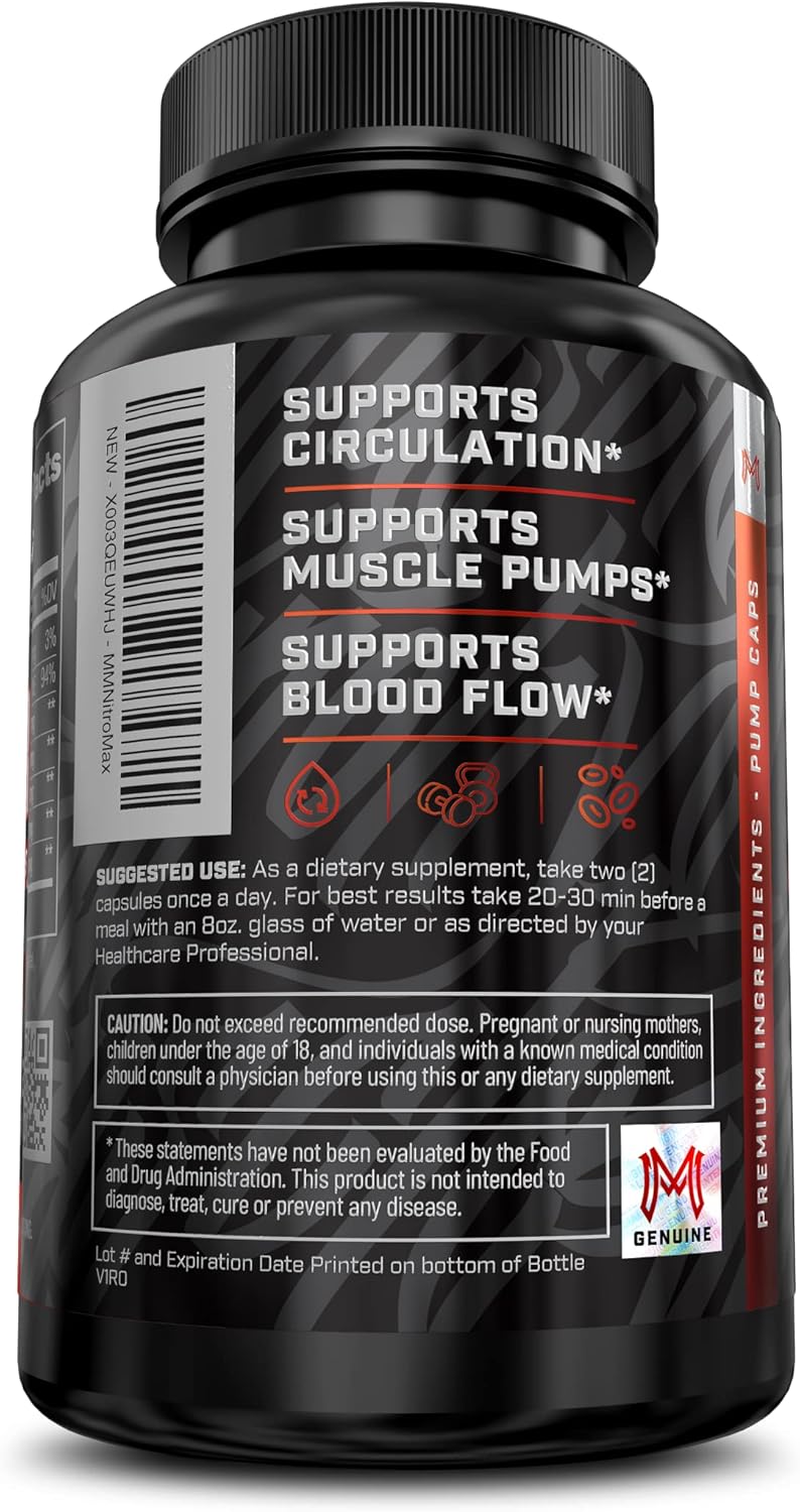 nitric-oxide-booster-3000mg-with-l-arginine-l-citrulline---non-gmo-gluten-free-vegan---pre-workout-supplement-for-muscle-growth-stamina-energy-pumps-vascularity---60-capsules-2