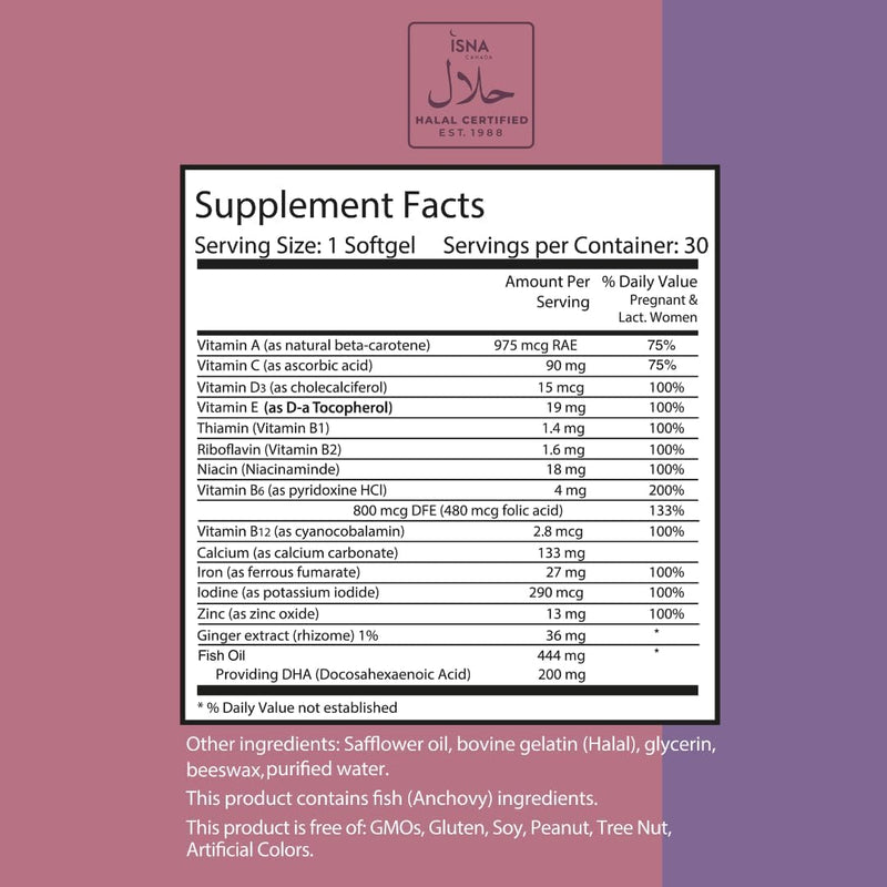 noor-vitamins-halal-prenatal-vitamins-with-dha-and-folic-acid-essential-vitamins-ginger-to-soothe-moms-stomach-iron-softgels-prenatal-vitamin-beforeduringpost-pregnancy-1-month-supply-3