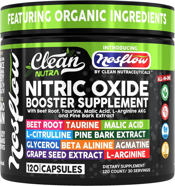 nosflow-nitric-oxide-supplements-for-men-beet-root-taurine-l-arginine-malic-acid-l-arginine-l-citrulline-pine-bark-glycerol-agmatine-grape-seed-vitamin-c-vitamin-b12-vitamin-b3-by-clean-nutra-1