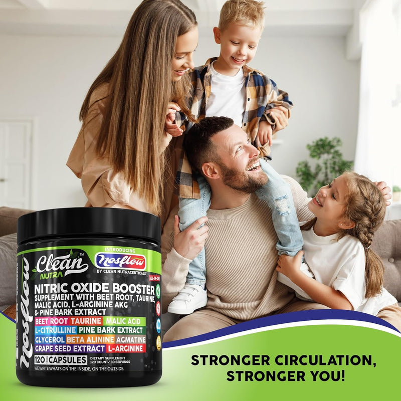 nosflow-nitric-oxide-supplements-for-men-beet-root-taurine-l-arginine-malic-acid-l-arginine-l-citrulline-pine-bark-glycerol-agmatine-grape-seed-vitamin-c-vitamin-b12-vitamin-b3-by-clean-nutra-7