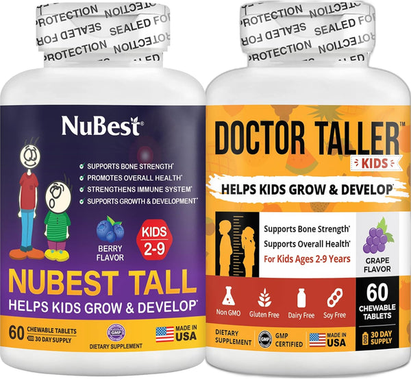 nubest-bundle-of-doctor-taller-kids-60-vegan-chewable-tablets-with-grape-flavor-tall-kids-60-chewable-tablets-with-berry-flavor-for-aged-2-to-9---helps-healthy-bone-1
