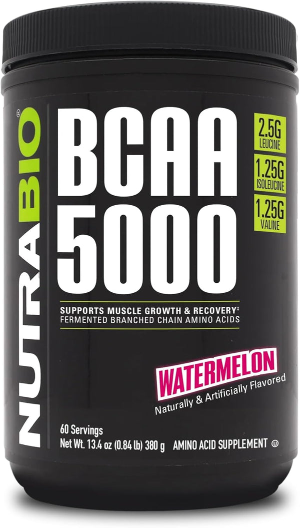 nutrabio-bcaa-5000-powder---vegan-fermented-bcaas---supports-lean-muscle-growth-recovery-endurance---60-servings---watermelon-1