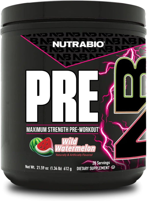 nutrabio-pre-workout-powder---new-formula--sustained-energy-mental-focus-endurance---beta-alanine-caffeine-electrolytes---20-servings---wild-watermelon-1