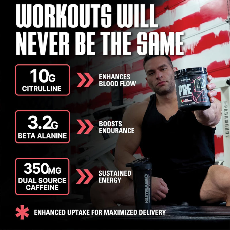 nutrabio-pre-workout-powder---new-formula--sustained-energy-mental-focus-endurance---beta-alanine-caffeine-electrolytes---20-servings---wild-watermelon-3