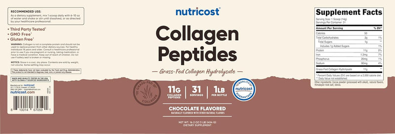 nutricost-collagen-peptides-powder-1lb-454-g-chocolate---grass-fed-bovine-collagen-hydrolysate-4