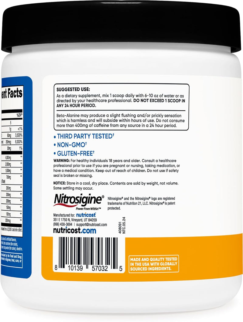 nutricost-pre-workout-complex-powder-30-servings-peach-mango---pre-workout-supplement-with-beta-alanine-taurine-amino-acids-4