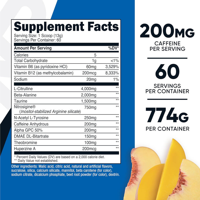 nutricost-pre-workout-complex-powder-60-servings-peach-mango---pre-workout-supplement-with-beta-alanine-taurine-amino-acids-2