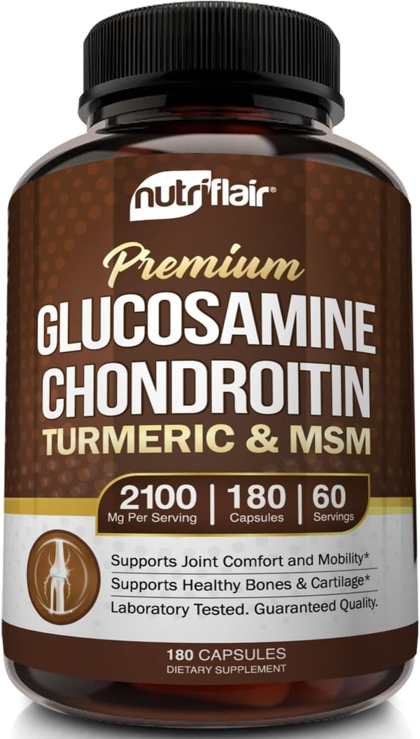 nutriflair-glucosamine-chondroitin-turmeric-msm-boswellia-180-capsules---joint-comfort-supplement---natural-non-gmo---antioxidant-pills---supports-back-knees-hands-joints-cartilage-1