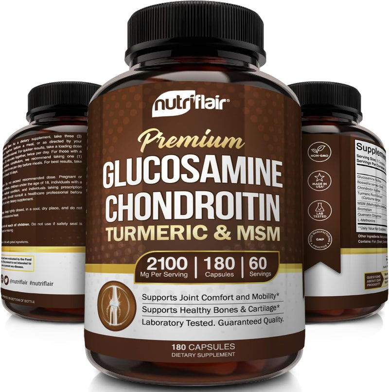nutriflair-glucosamine-chondroitin-turmeric-msm-boswellia-180-capsules---joint-comfort-supplement---natural-non-gmo---antioxidant-pills---supports-back-knees-hands-joints-cartilage-3
