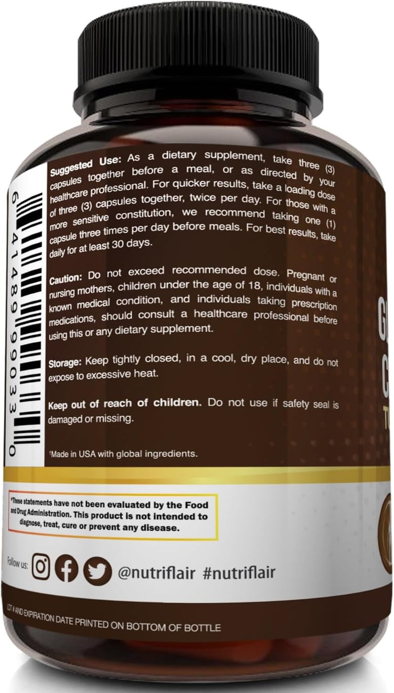 nutriflair-glucosamine-chondroitin-turmeric-msm-boswellia-180-capsules---joint-comfort-supplement---natural-non-gmo---antioxidant-pills---supports-back-knees-hands-joints-cartilage-5