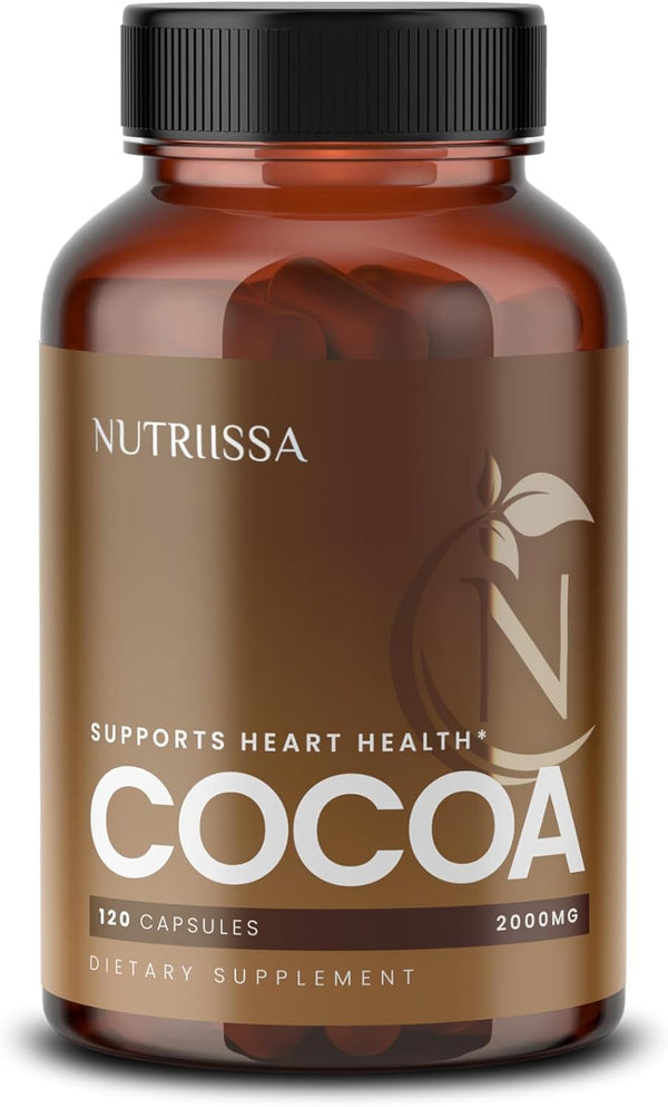 nutriissa-cocoa-capsules-2000mg---advanced-heart-health-nitric-oxide-circulation-support---500mg-cocoa-flavanols-per-serving---epeb-certified-for-purity-potency---vegan-120-capsules-40-servings-1
