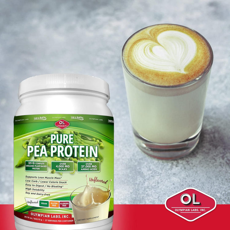 olympian-labs-plant-based-pea-protein-powder-vanilla---25g-of-protein-vegan-low-net-carbs-gluten-free-lactose-free-no-sugar-added-soy-free-non-gmo-2-pound-pea-protein-2