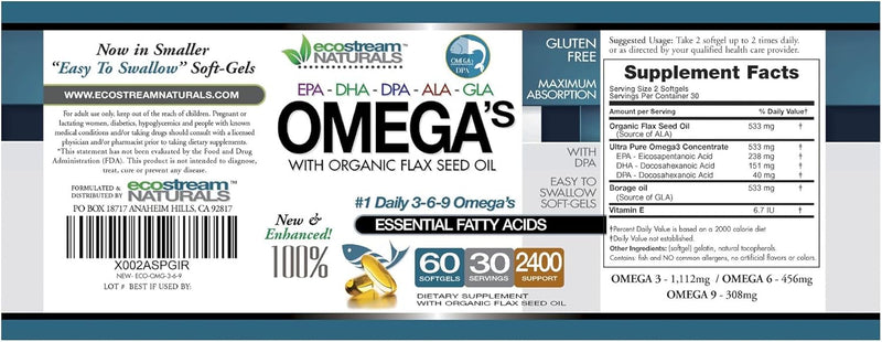 omega-3-6-9-blend-with-dpa-epa-dha-ala-and-gla-and-organic-flax-seed-oil-over-2800-milligram-strength---gluten-free---easy-to-swallow---60-softgels-2