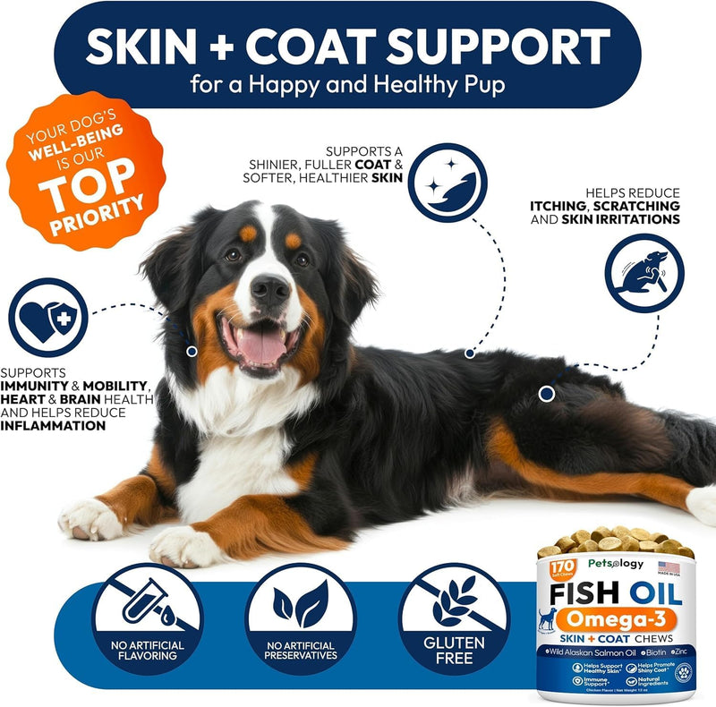 omega-3-fish-oil-for-dogs---170-chews---omega-3-for-dogs-itchy-skin-allergy-relief---skin-coat-supplement---epa-dha-fatty-acids---dog-anti-shedding-hot-spot-treatment---salmon-oil-4