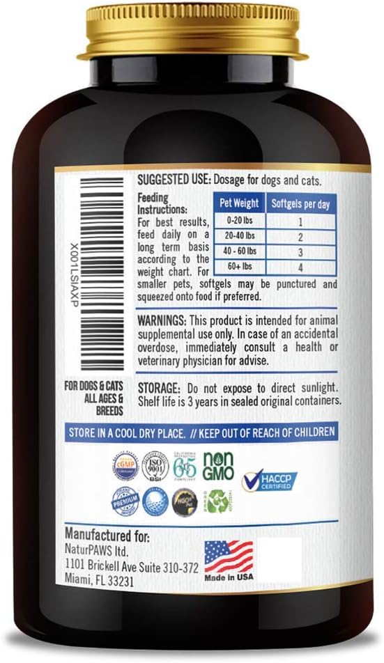 omega-3-fish-oil-supplement-for-dogs-and-cats---1000-mg-pure-dha-and-epa-omegas---supports-healthy-coat-and-skin-heart-immune-system-joints-and-hip---180-softgels-4