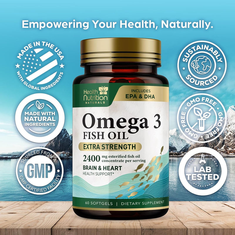 omega-3-fish-oil-triple-strength-1200-mg-omega-3-supplements-natural-brain-heart-health-immune-support---fatty-acids-with-epa-dha---wild-caught-purified-fish-oil-supplement---60-softgels-2