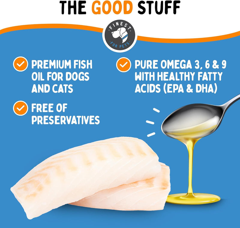 omegease-fish-oil-for-dogs-cats---finest-for-pets-omega-3-for-cats-dogs---supplement-for-skin-coat-itching-shedding-joints-immune-health---100-pure-omega-fish-oil-with-epa-dha-32-oz-4