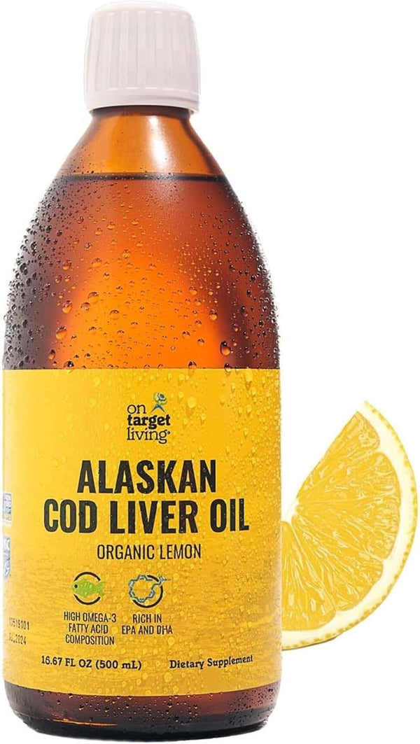 on-target-living-alaskan-cod-liver-oil-liquid-organic-lemon-flavor-1667-oz-line-caught-in-the-usa-naturally-occurring-vitamin-d-rich-in-omega-3-dhaepa-non-gmo-project-certified-1