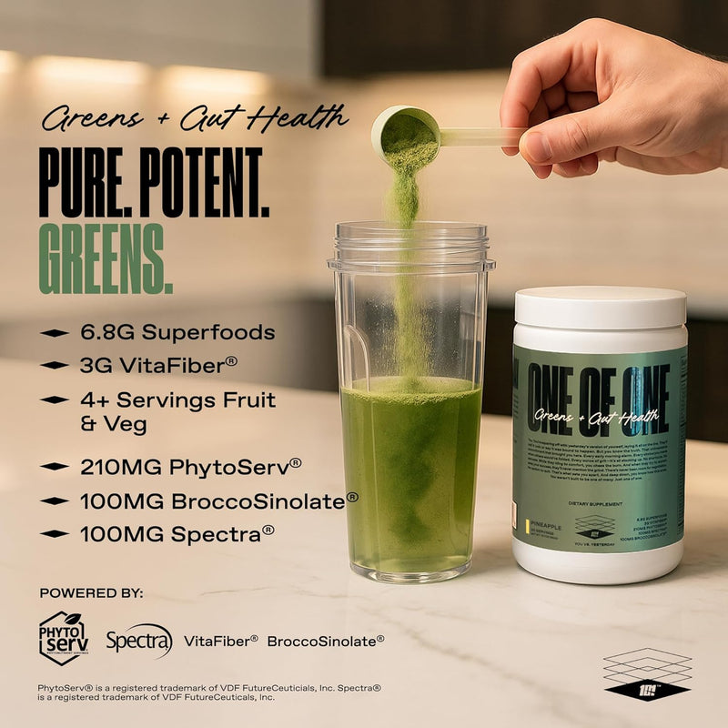 one-of-one-greens-gut-health-superfood-greens-powder-with-prebiotics-probiotics-digestive-enzymes-for-gut-health-immunity-energy-no-artificial-sweeteners---pineapple-30-serving-4