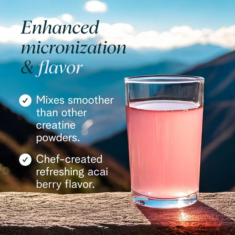 ora-organic-creatine-monohydrate-powder---german-sourced-creavitalis-for-strength-elevatp-for-energy-d-ribose-taurine-for-recovery---creatine-for-women-men---acai-berry-flavor-30-servings-7