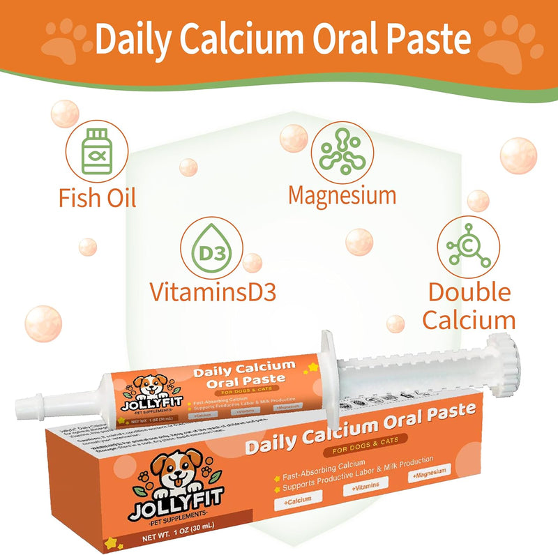 oral-calcium-for-whelping-dogs-cats-fast-absorbing-calcium-for-dogs-supports-whelping-labor-and-milk-production-enhances-colostrum-for-puppies-daily-calcium-supplement-for-pets---1-oz-2