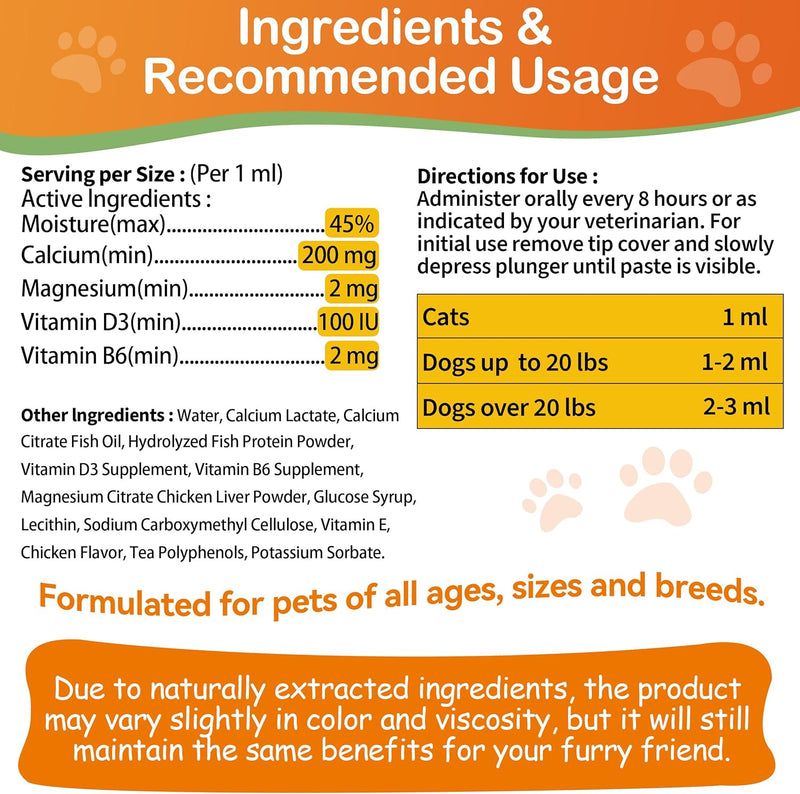 oral-calcium-for-whelping-dogs-cats-fast-absorbing-calcium-for-dogs-supports-whelping-labor-and-milk-production-enhances-colostrum-for-puppies-daily-calcium-supplement-for-pets---1-oz-5