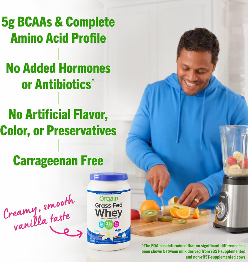 orgain-whey-protein-powder-vanilla-bean--21g-grass-fed-dairy-protein-5g-bcaas-3g-prebiotic-fiber-no-sugar-added-no-added-hormones-gluten-free-kosher-for-shakes-smoothies---182lb-3