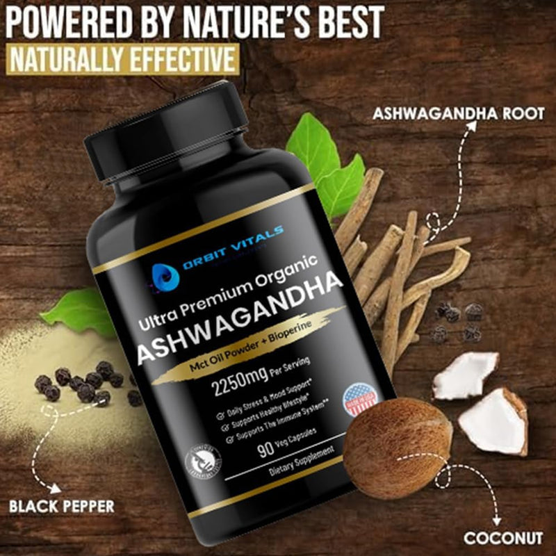 organic-ashwagandha-2250-mg---premium-ashwagandha-root-extract-with-mct-oil-powder-black-pepper-for-superior-absorption---improves-focus-mood-support-increase-energy-strength---90-capsules-3